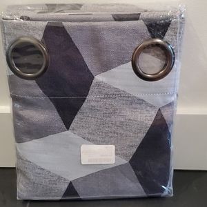 Grommet Top Blackout Print Curtain